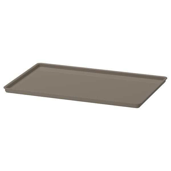 Ikea KUGGIS - Lid, dark grey-beige,26x35 cm