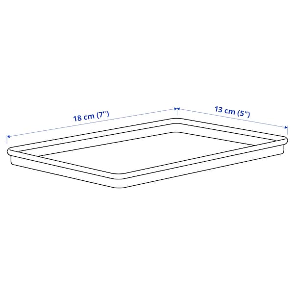 Ikea KUGGIS - Lid, black, 13x18 cm