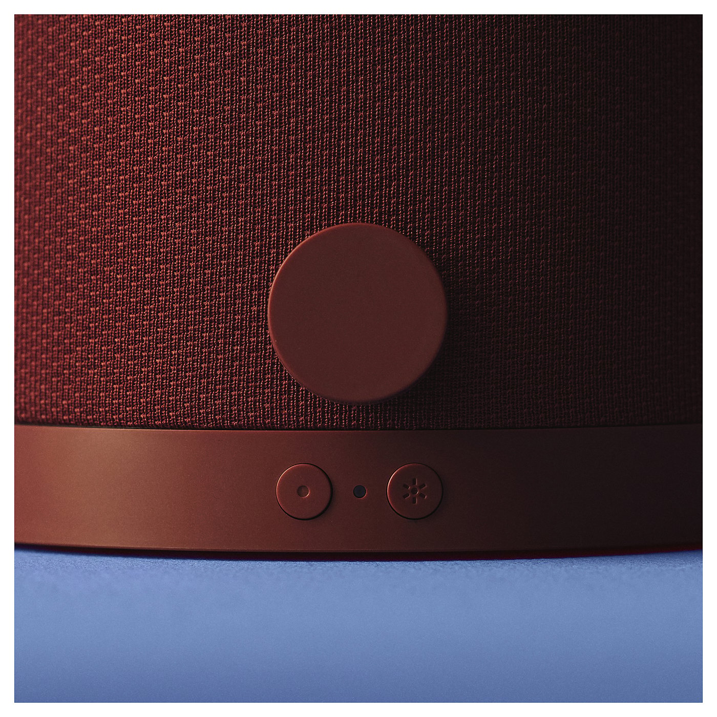 KULGLASS Bluetooth speaker lamp, red brown/pink, 267 cm