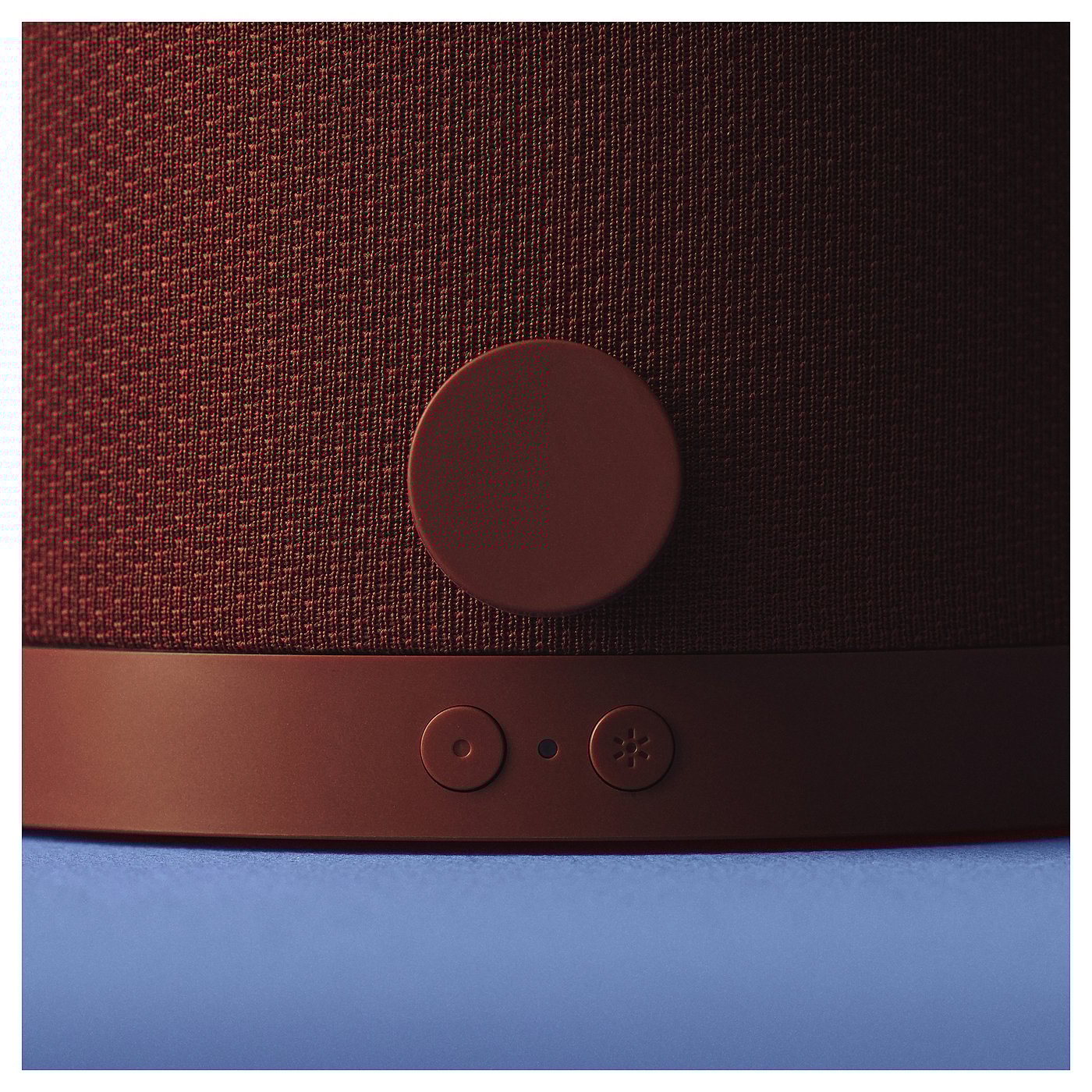 KULGLASS Bluetooth speaker lamp, red brown/pink, 267 cm