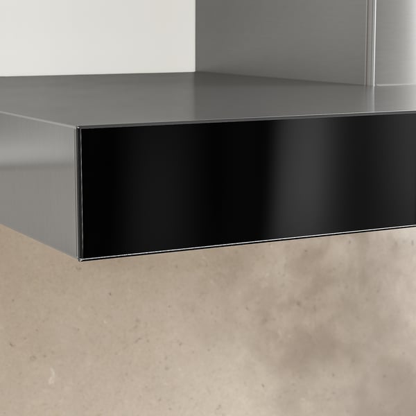 KULINARISK wall mounted extractor hood, stainless steel/glass, 90 cm