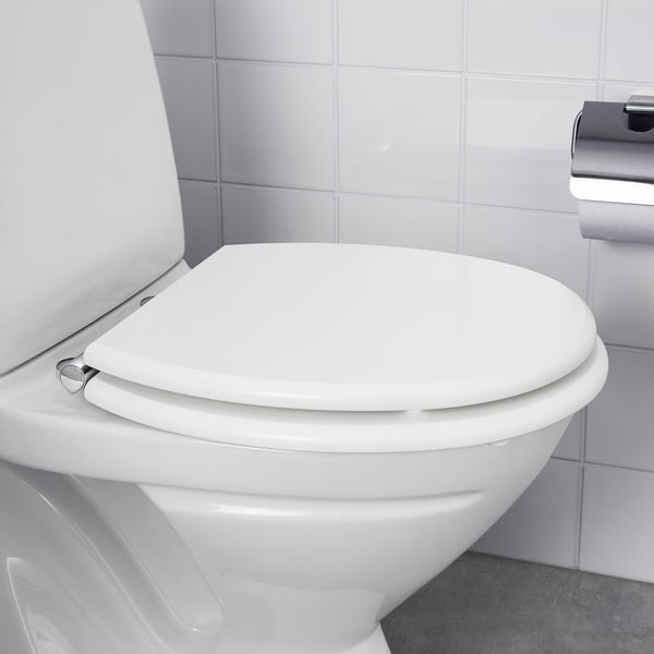 KULLARNA toilet seat, white, 37 cm