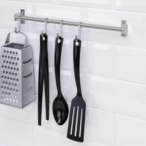 KUNGSFORS rail, stainless steel, 40 cm