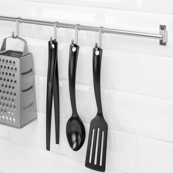 KUNGSFORS rail, stainless steel, 56 cm