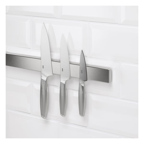 KUNGSFORS magnetic knife rack, stainless steel, 56 cm