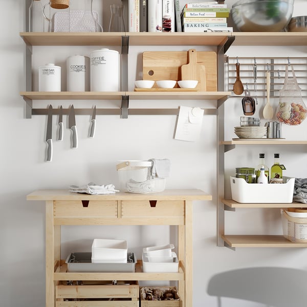 KUNGSFORS magnetic knife rack, stainless steel, 56 cm