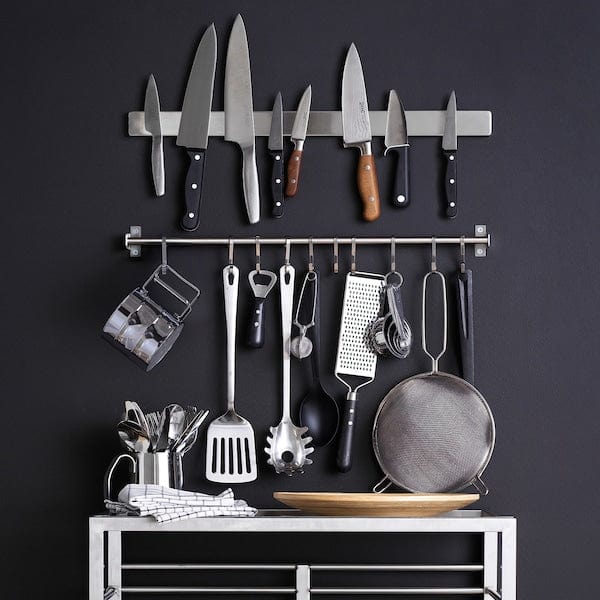Ikea KUNGSFORS - Magnetic knife rack, stainless steel