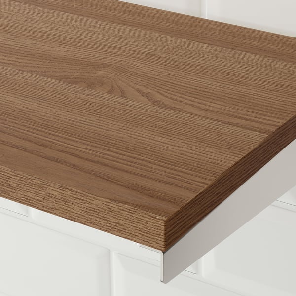 KUNGSFORS shelf, ash veneer, 60 cm