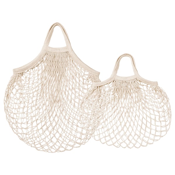 KUNGSFORS net bag, set of 2, natural