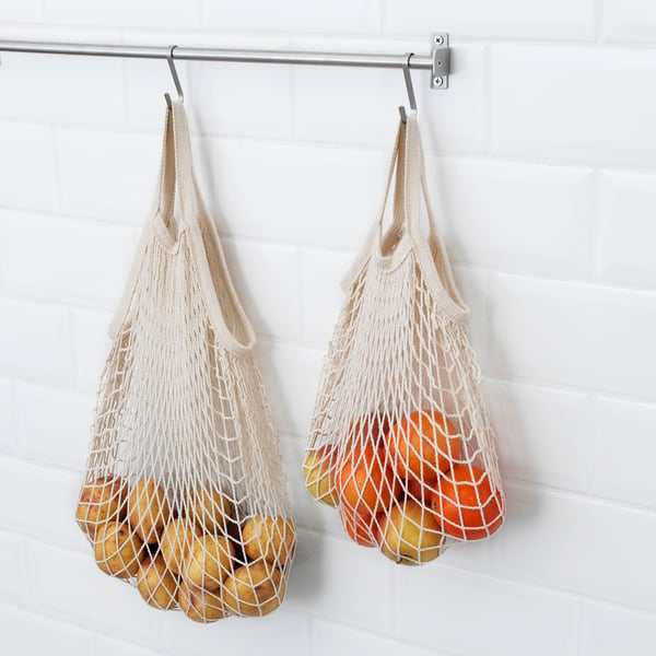 KUNGSFORS net bag, set of 2, natural