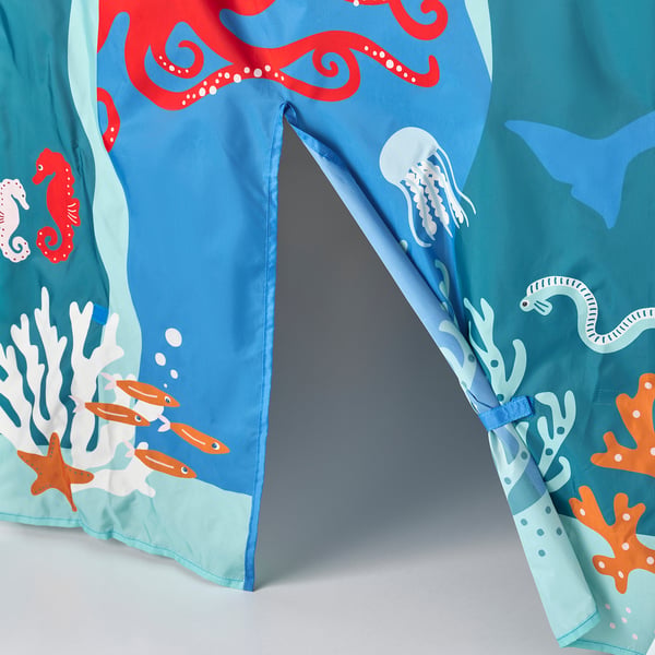 KURA bed tent, ocean animals pattern, 165x97 cm