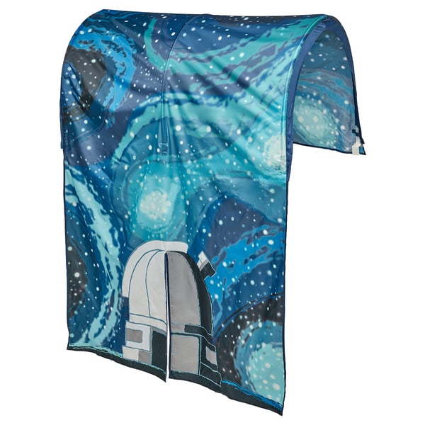 KURA bed tent, space/blue, 165x97 cm