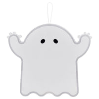 KUSTFYR LED hanging decoration, ghost battery-operated/white