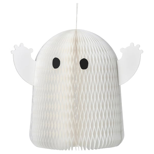 KUSTFYR hanging decoration, white ghost, 51 cm