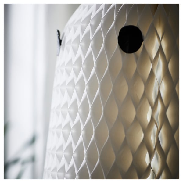 KUSTFYR hanging decoration, ghost white, 51 cm