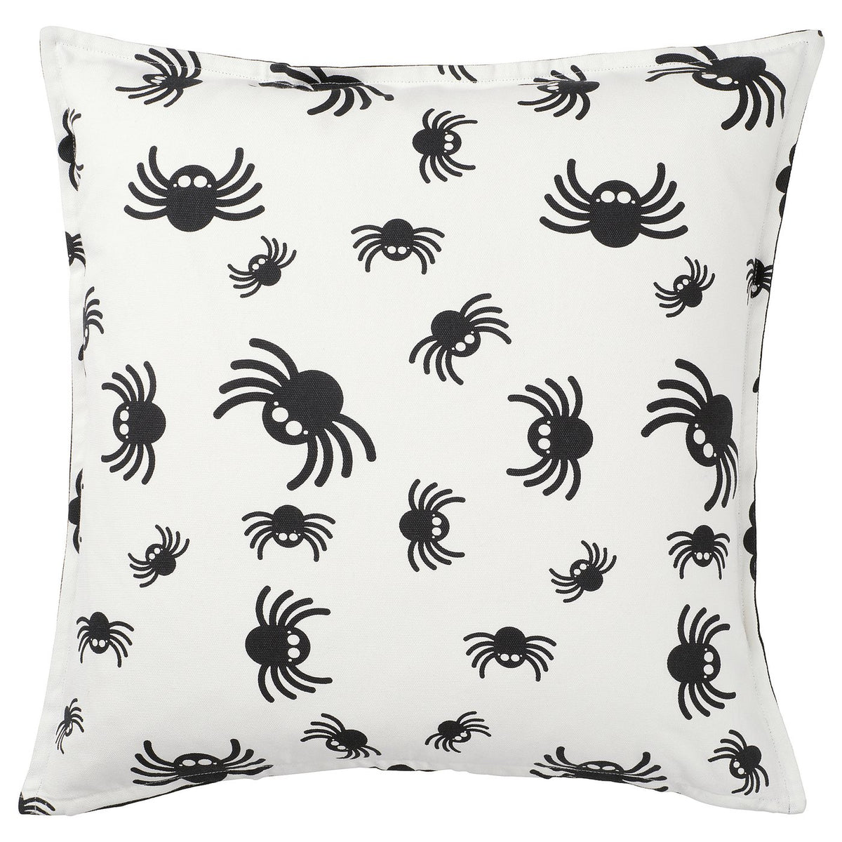 KUSTFYR cushion cover, mixed patterns white/black, 50x50 cm