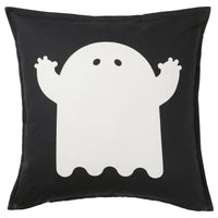 KUSTFYR cushion cover, mixed patterns white/black, 50x50 cm
