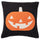 KUSTFYR cushion cover, pumpkin pattern black/orange, 50x50 cm