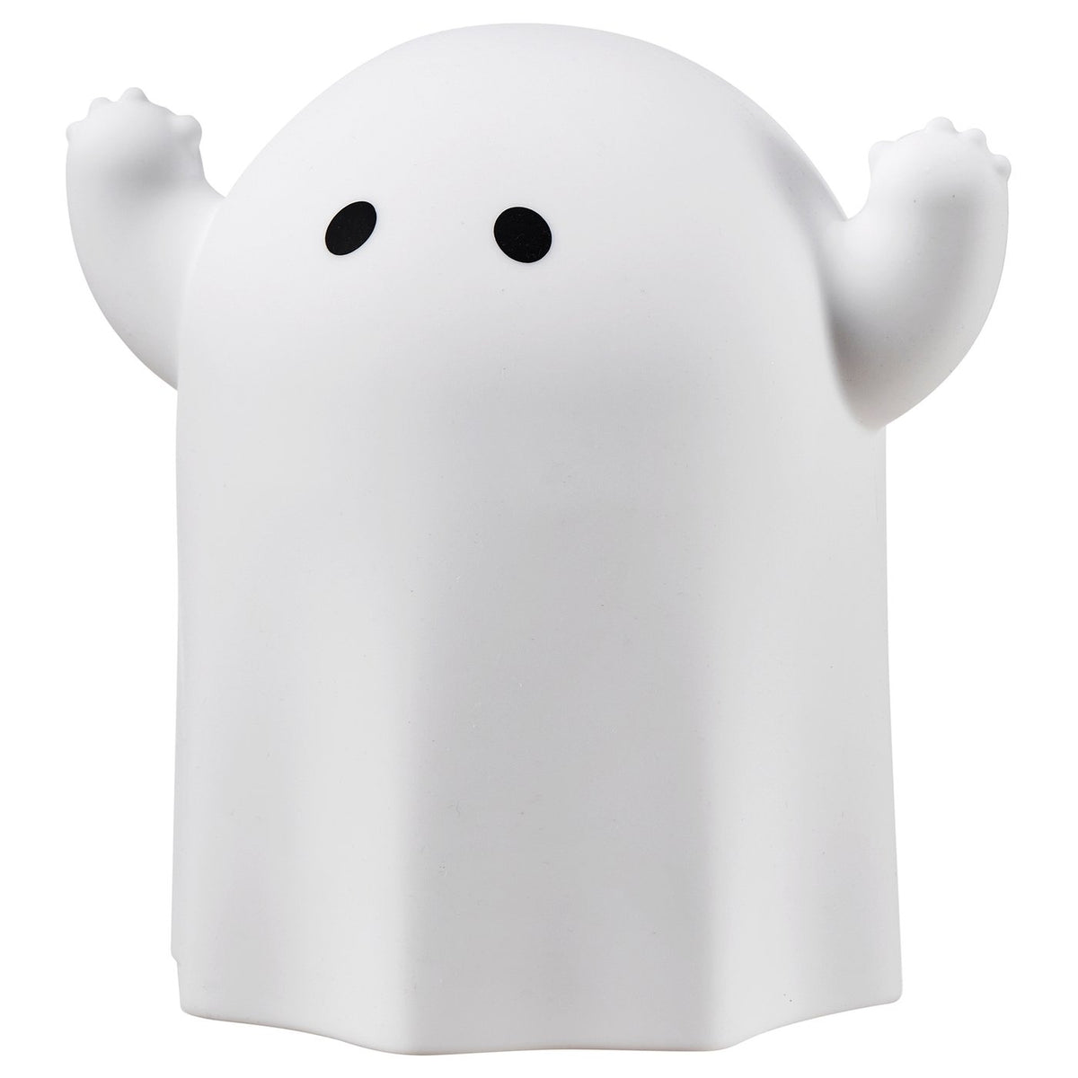 KUSTFYR LED decorative table lamp, ghost/battery-operated white