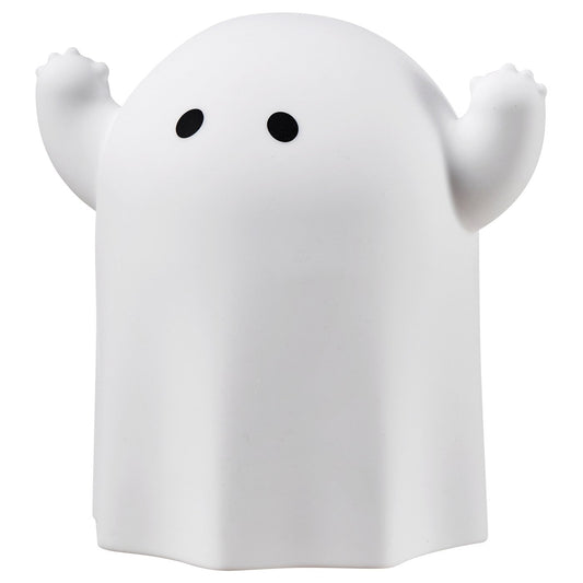 KUSTFYR LED decorative table lamp, ghost/battery-operated white