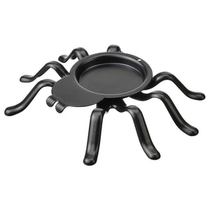 KUSTFYR tealight holder, spider black, 2 cm