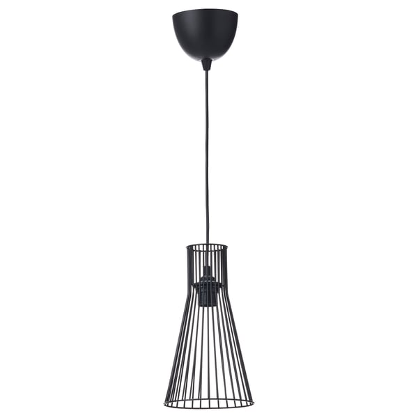KVADRATUR / HEMMA pendant lamp, black, 18 cm