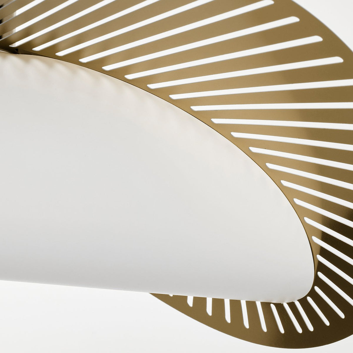 KVÄLLSDOPP pendant lamp shade, brass-colour, 52 cm