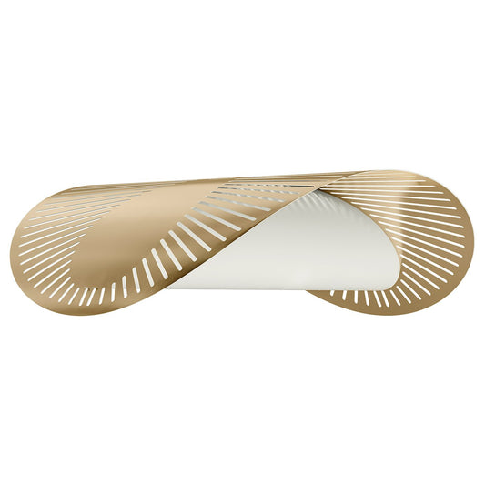 KVÄLLSDOPP pendant lamp shade, brass-colour, 52 cm