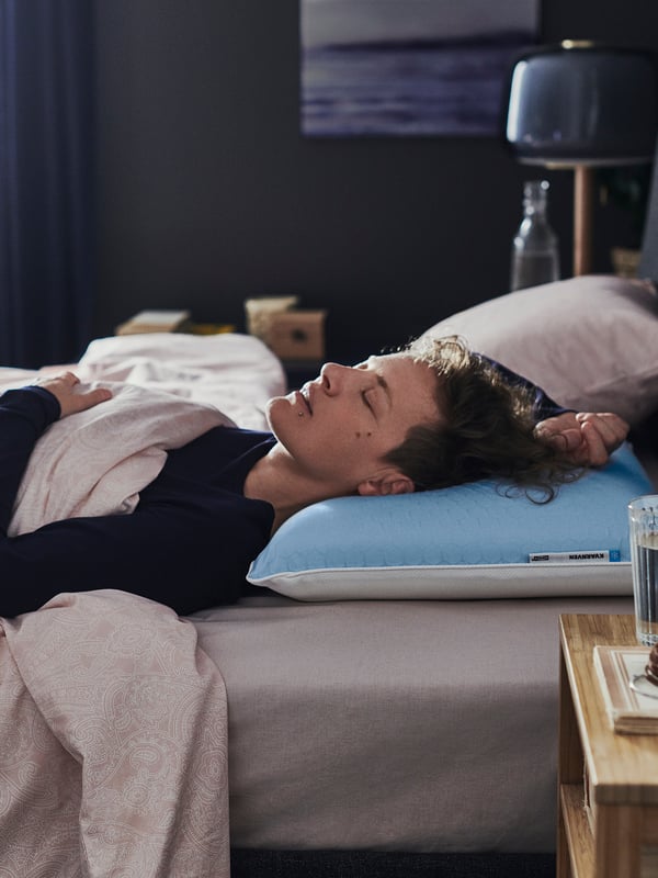 KVARNVEN ergonomic pillow, side/back sleeper, 39x69 cm