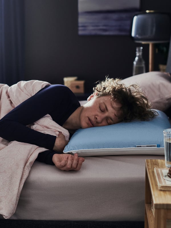 KVARNVEN ergonomic pillow, side/back sleeper, 39x69 cm