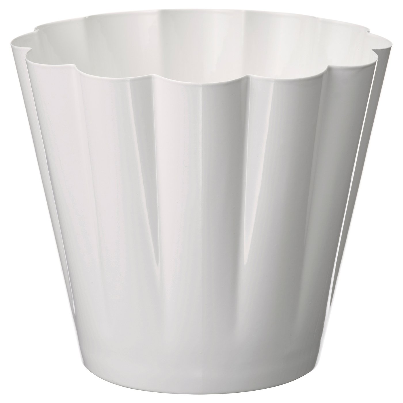KVASTSPIREA plant pot, in/outdoor/off-white, 12 cm