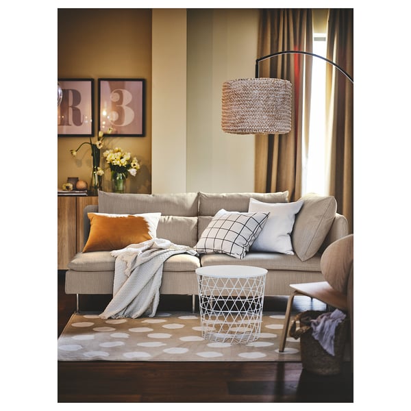 KVISTBRO storage table, white, 44 cm