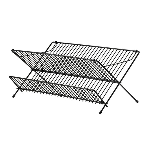 KVOT dish drainer, black, 48x29 cm