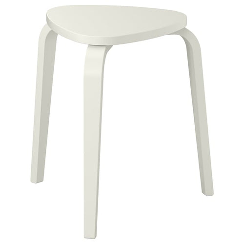 KYRRE stool, off-white, 34x45x48 cm