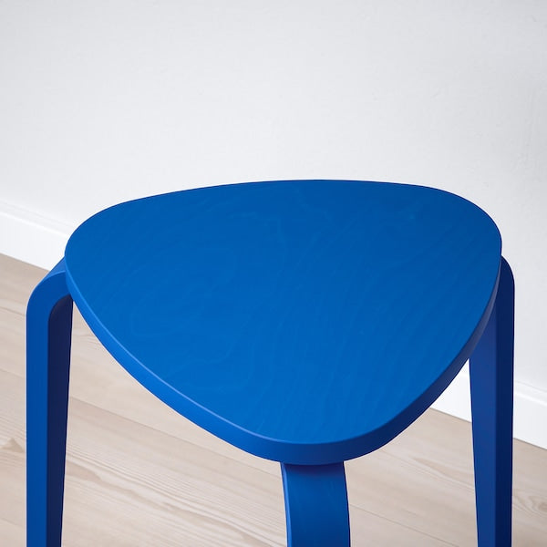 KYRRE - Stool, bright blue