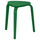 KYRRE stool, green, 34x45x48 cm