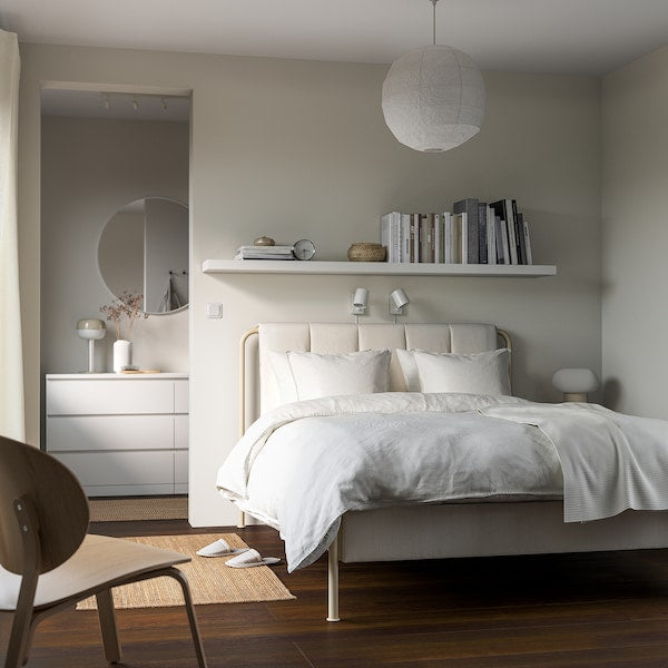 LACK wall shelf, white, 190x26 cm