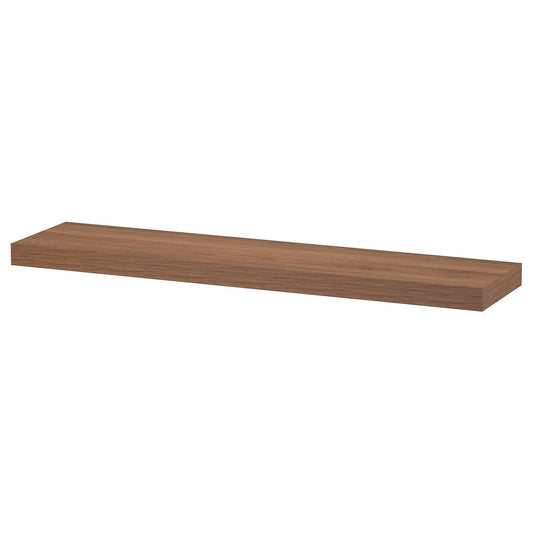 LACK wall shelf, brown walnut effect, 110x26 cm