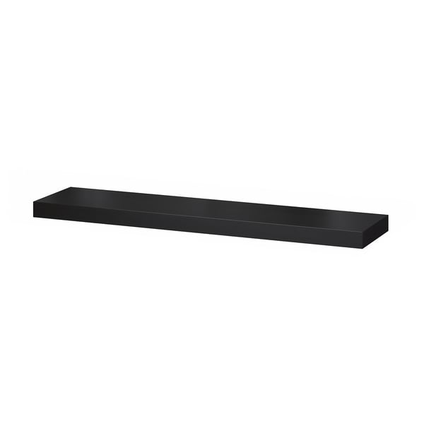 LACK wall shelf, black-brown, 110x26 cm
