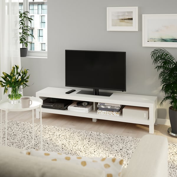 LACK - LACK TV bench, white, 160x35x36 cm