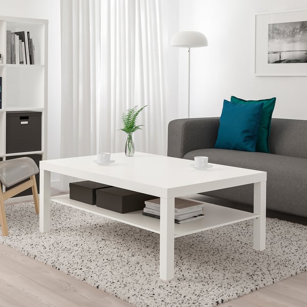 LACK coffee table, white, 118x78 cm