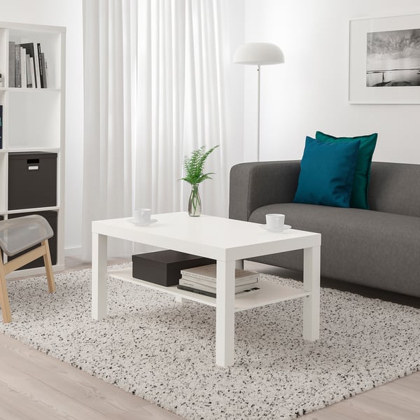 LACK coffee table, white, 90x55 cm