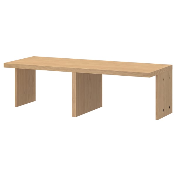 LÅDMAKARE - LÅDMAKARE Insert with compartments, oak effect, 76x34x24 cm