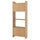 LÅDMAKARE storage combination w sliding doors, with shelf/oak effect, 81x35x212 cm