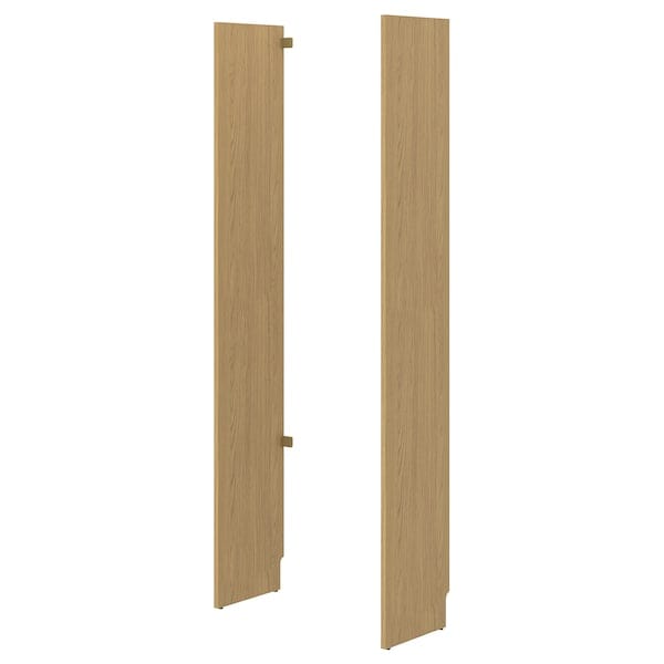 Ikea LÅDMAKARE - Upright, left + right / oak effect, 35x212 cm