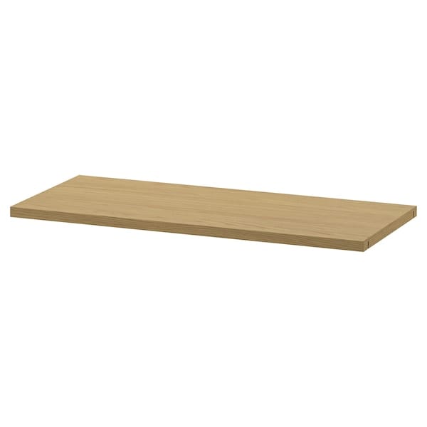 Ikea LÅDMAKARE - Shelf, oak effect,76x34 cm-705.844.33