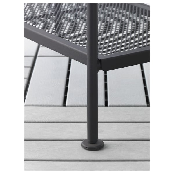 LÄCKÖ shelving unit, outdoor, grey, 61x160 cm