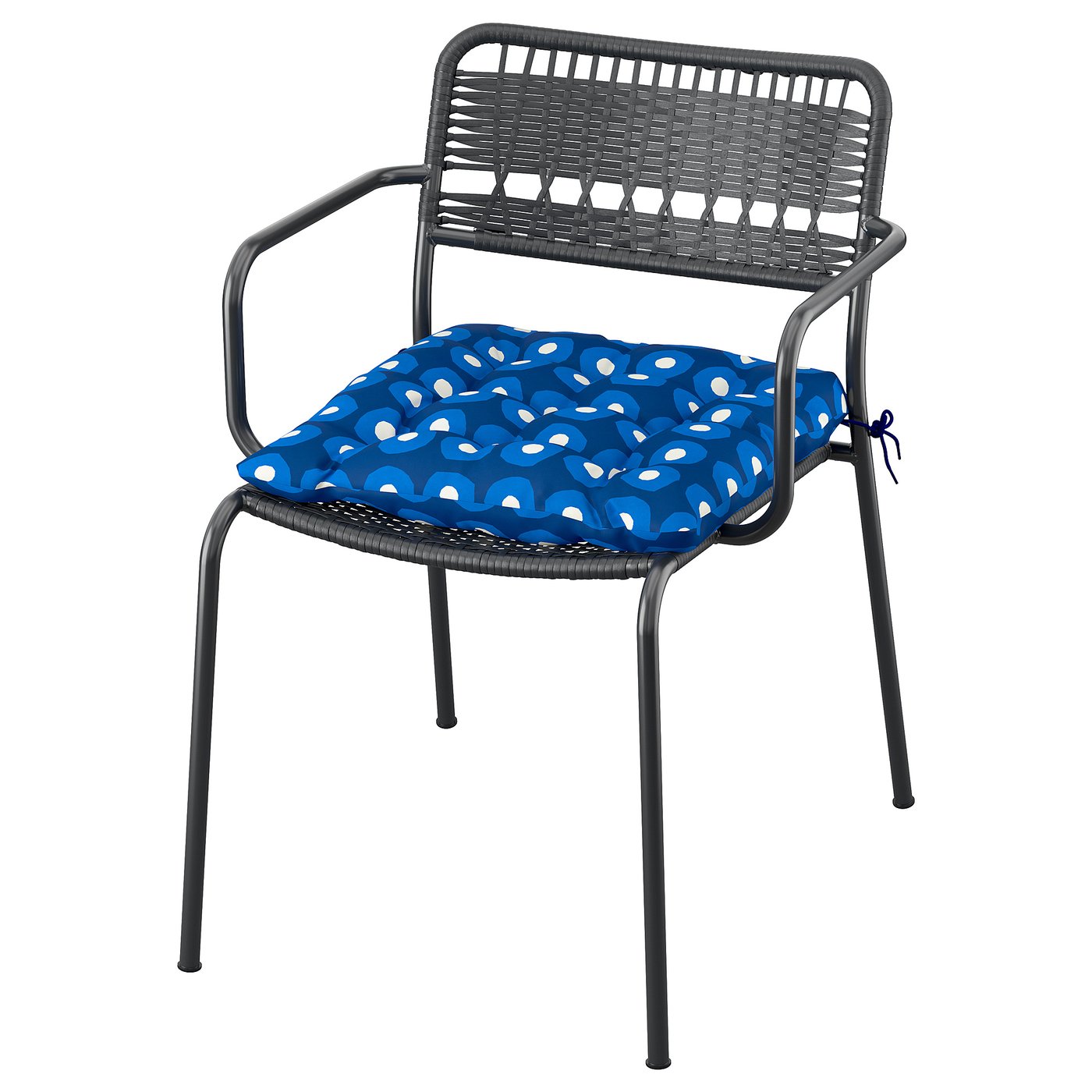 LÄCKÖ chair with armrests, outdoor