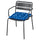 LÄCKÖ chair with armrests, outdoor