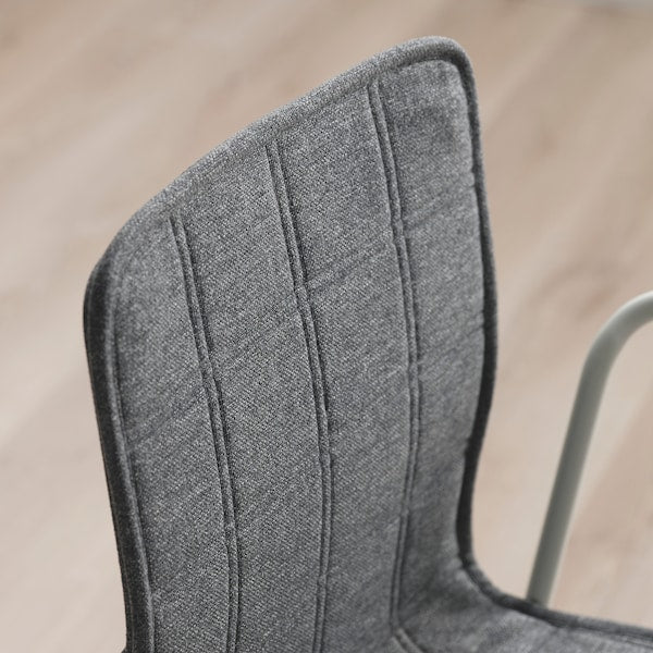 LÄKTARE - Chair cover, Gunnared smoke grey ,